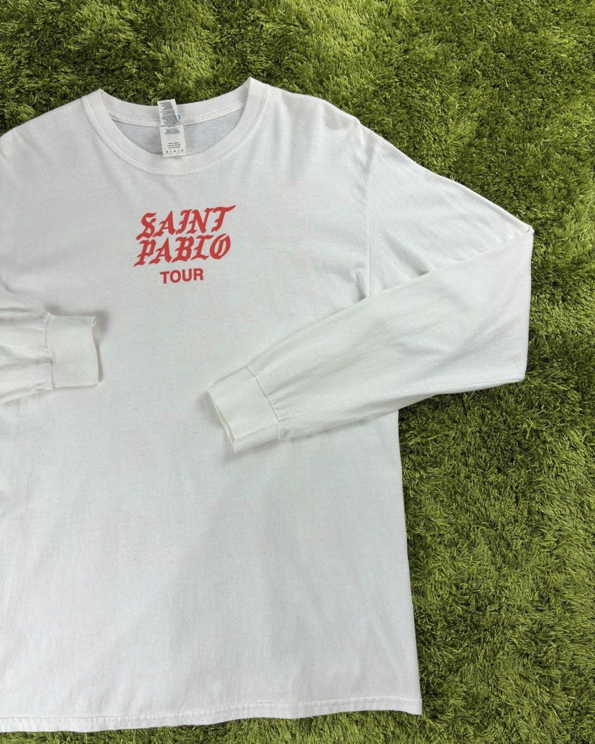 Saint Pablo General Admission L/S (Category: Tshirts & Polo Shirts ) located in Lucena. Submitted by shopdotmane (Listing ID 1460258070, Image 2). Description: Saint Pablo General Admission L/S Medium on tag 19 (width) x 28 (length) Still in good condition Needs wash only .