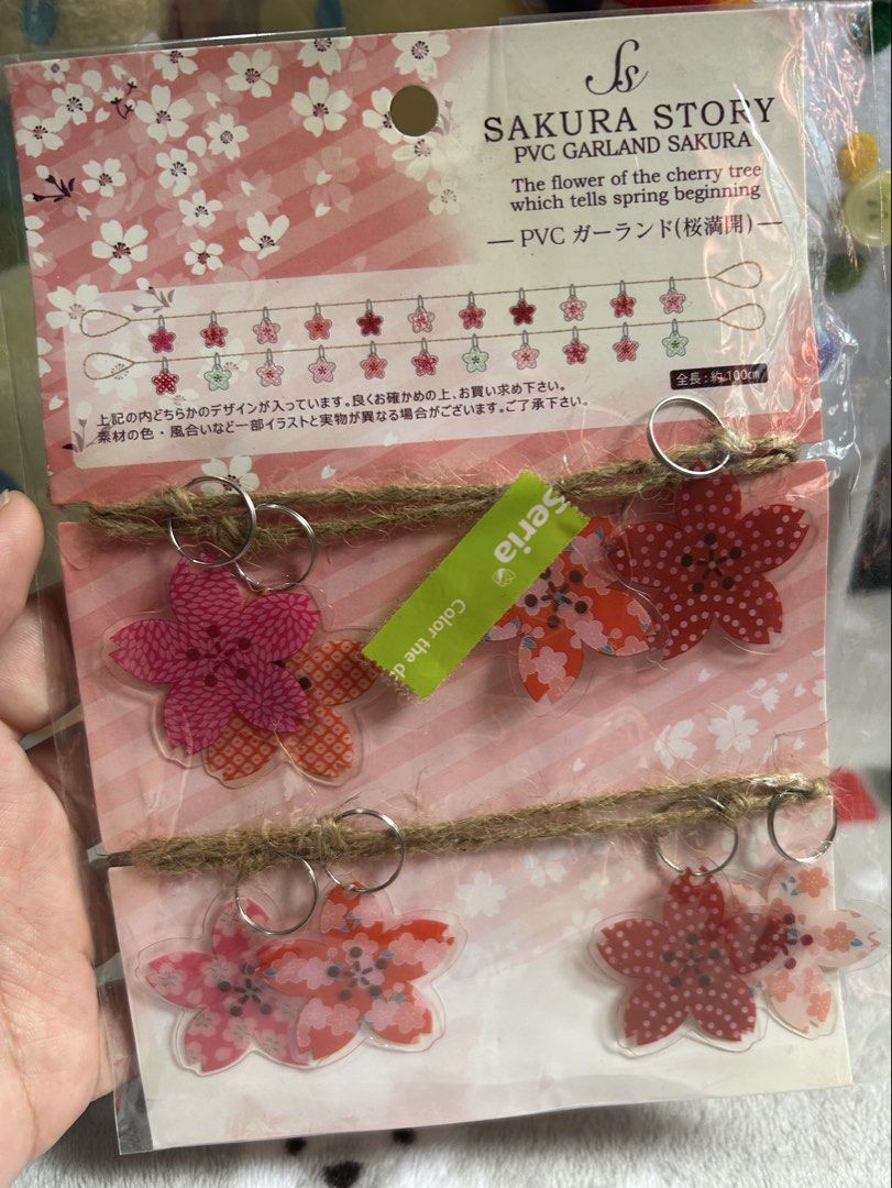 Sakura Story PVC Garland (Category: Craft Supplies & Tools) located in Manila. Submitted by zscollectibles (Listing ID 1460192453, Image 2). Description: 🍀✨Please read before messaging. Thank you.✨🍀 ❗️No return no exchange. Actual item posted. ❗️No haggling. LP Posted. ❗️No cancellation once order confirmed and scheduled for shipping. ❗️J&T, or your choice your book. (SF shouldered by the buyer) ❗️Shipping every friday. ❗️Gcash not Gprotect, Ma