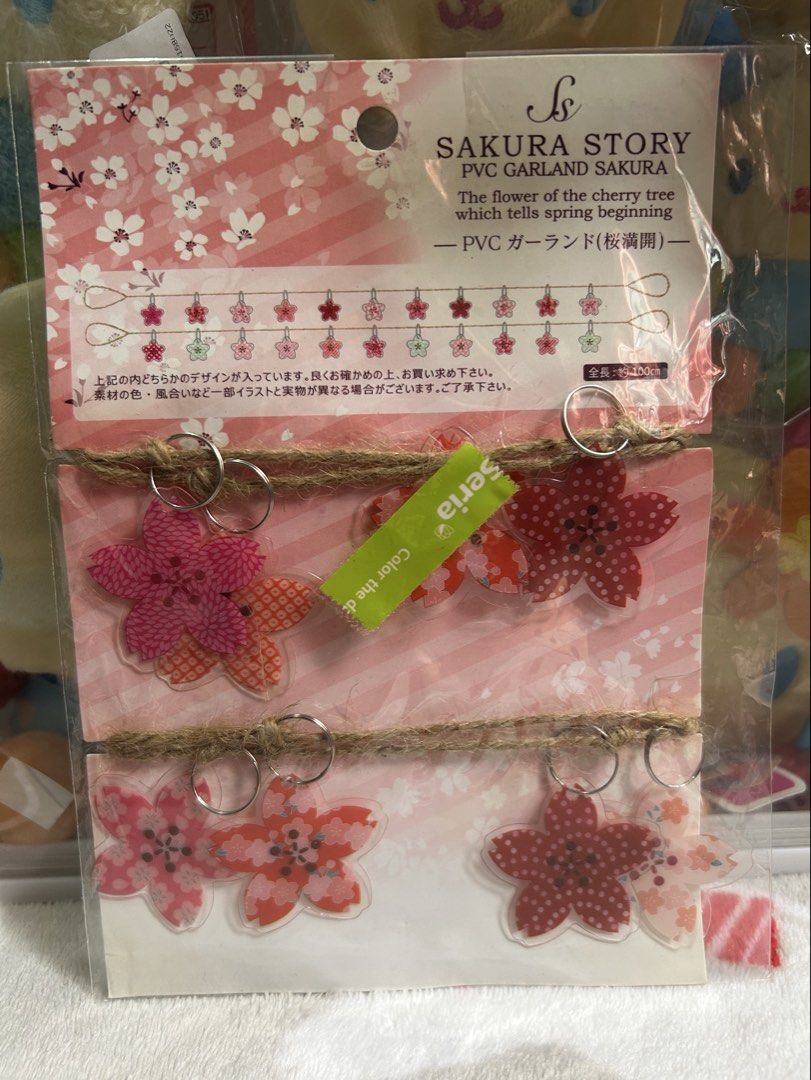 Sakura Story PVC Garland (Category: Craft Supplies & Tools) located in Manila. Submitted by zscollectibles (Listing ID 1460192453, Image 1). Description: 🍀✨Please read before messaging. Thank you.✨🍀 ❗️No return no exchange. Actual item posted. ❗️No haggling. LP Posted. ❗️No cancellation once order confirmed and scheduled for shipping. ❗️J&T, or your choice your book. (SF shouldered by the buyer) ❗️Shipping every friday. ❗️Gcash not Gprotect, Ma