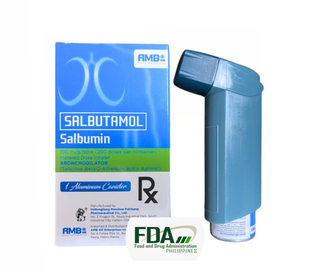 Salbumin Inhaler 100mcg (Category: Medical Supplies & Tools) located in Santa Rosa. Submitted by hg_consumergoods (Listing ID 1460269134, Image 1). Description: Salbumin Inhaler 100mcg.