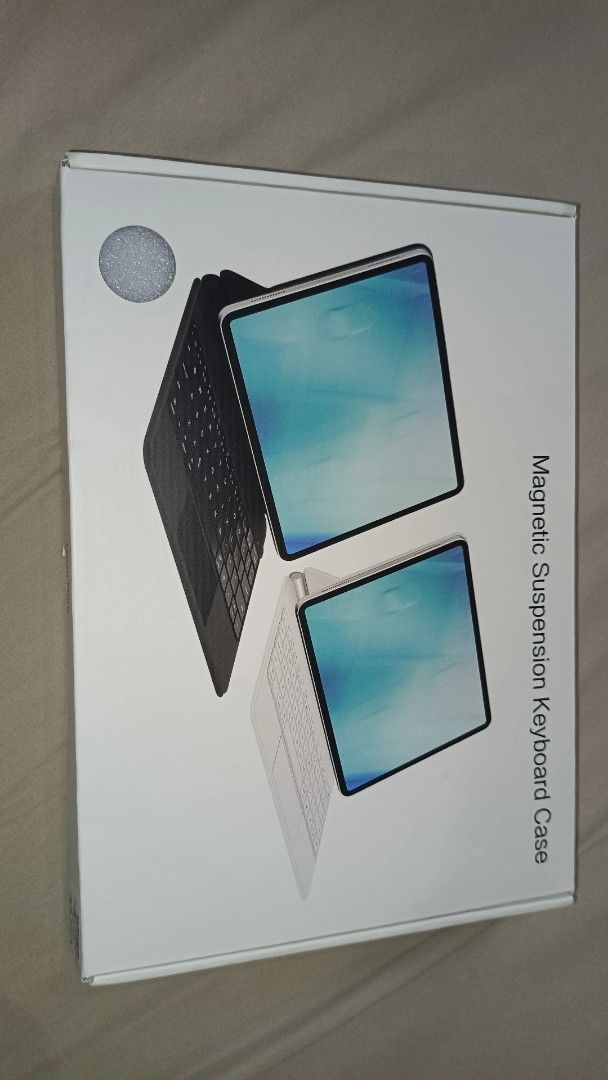 Samsung Tablet Magnetic Keyboard Case (Category: Cases & Sleeves) located in Dipolog. Submitted by strawbparfait (Listing ID 1460183002, Image 1). Description: - Fits S9/S9 fe/S10 lite/S10 fe - only opened once, unused - comes with charger cable - originally bought from S/H for 2650 RFS: wrong size MOP: GCash (NO COD) MOD: LALAMOVE, J&T, LBC .