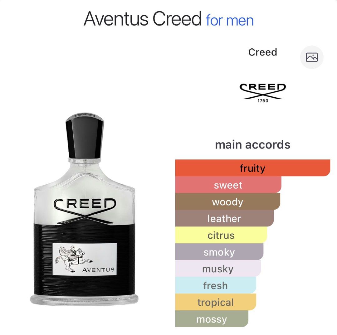 SC Aventus Creed 100ml EDP 🇦🇪 (Category: Fragrance & Deodorants) located in Taguig. Submitted by makeupgoodiess (Listing ID 1460194393, Image 2). Description: 2 slots Guaranteed long lasting 💯 LEGIT FROM UAE PERFUMES 🇦🇪 .