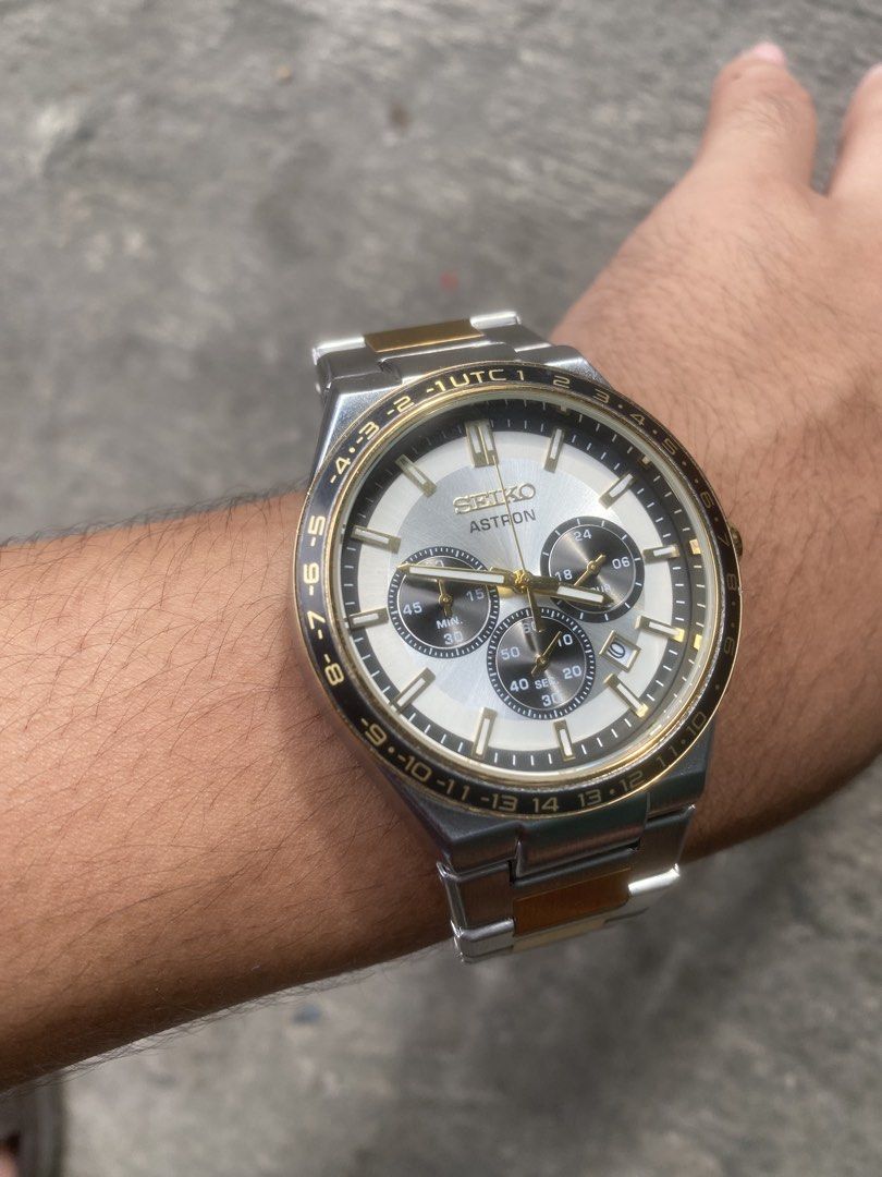 SEIKO ASTRON (Category: Men's Watches) located in Caloocan City. Submitted by grandpenguin-811b (Listing ID 1460299471, Image 2). Description: AUTOMATIC ALL WORKING ALL MOVEMENT WORKING HEAVY WEIGHT WT DATE AS NEW NO ISSUE.