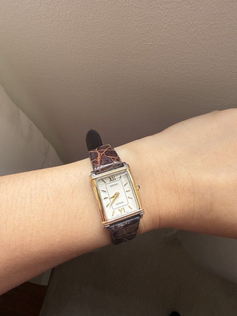 Seiko Exceline 2J30-5000 (Category: Women's Watches) located in Manila. Submitted by milamarie (Listing ID 1460112209, Image 1). Description: Personal Watch for sale And yes, I love collecting vintage /unique pieces. Every time I have the opportunity to travel i make sure to buy one vintage piece before😅 ********* Rare Vintage Seiko Exceline 2J30-5000 . A beautiful vintage Seiko Exceline 2J30-5000 for those who appreciate understated, classic wa