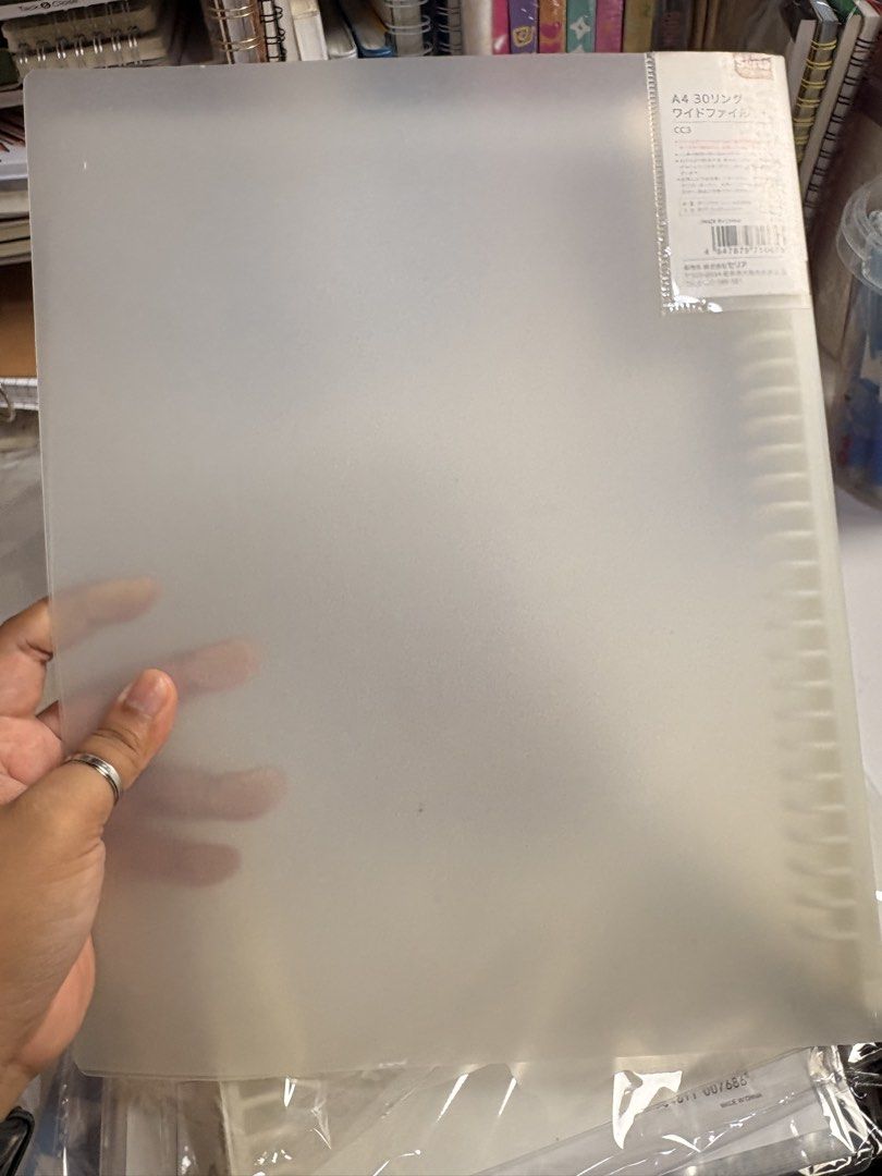 Seria A4 Clear Frosted Binder (Category: Stationery & School Supplies) located in Pasig City. Submitted by purplewingsph1 (Listing ID 1460108226, Image 3). Description: - binder only PAYO Only. Strictly no COD. (Please view my Carousell profile for proof of legitimacy: purplewingsph1) Mode of payment: Gcash, Maya, or Bank transfer (Seabank or UB) Mode of Delivery: Buyer will shoulder shipping. Can do Same-day-delivery within Metro Manila (Via Lal