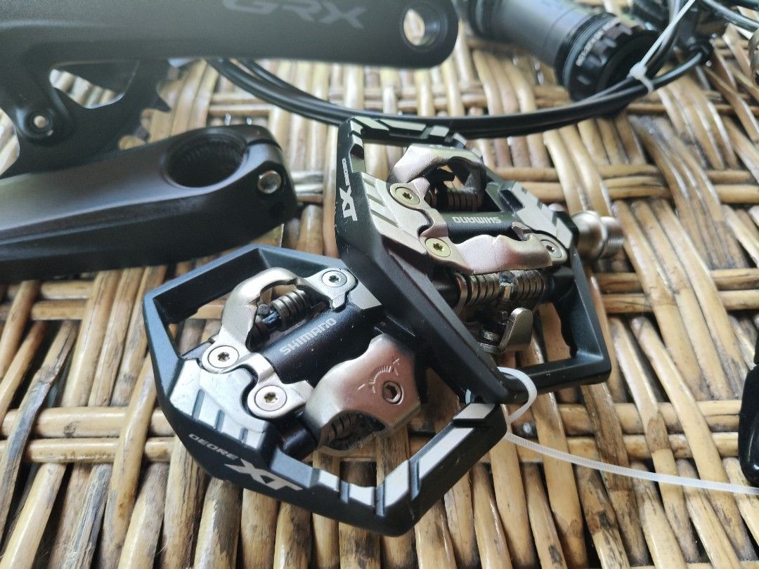 Shimano Grx/cues groupset 1x10 (Category: Bicycles) located in Lupon. Submitted by marcopacquiao (Listing ID 1460148522, Image 2). Description: Shimano Grx crankset 165mm Shimano Grx 800 caliper shimano cues 6030 STI shimano cues 6000 Rd Shimano cues Linkdglid 10speed cassette 11-50T Shimano bb60 Shimano XT pedals.