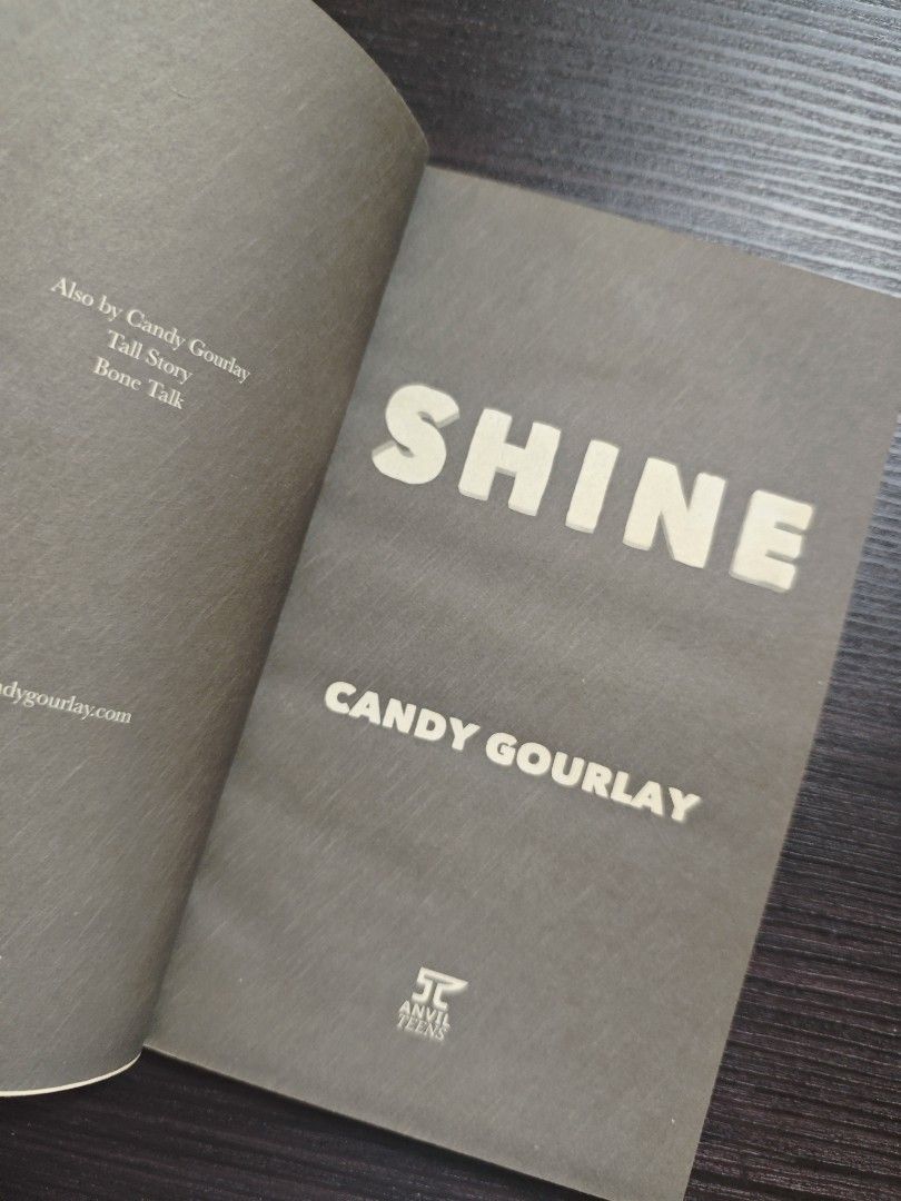 Shine by Candy Gourlay (Category: Storybooks) located in Bauang. Submitted by grace.cayme (Listing ID 1460193906, Image 1). Description: Title: Shine Author : Candy Gourlay - Nominated for the Guardian Children's Fiction Prize 2011 An inspiring and heartfelt coming-of-age story about family, dreams, and finding your voice. Follow the journey of a young girl as she navigates life, love, and the challenges that come with growing up, all while chasi