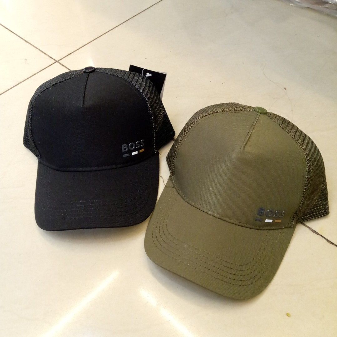 Side logo Hugo boss (Category: Caps & Hats) located in Manila. Submitted by pablopresk0. (Listing ID 1460183613, Image 1). Description: CAPS FOR SALE🐊🧢 EXCELLENT CONDITION ✅ MANILA LOCATION📍 JNT/LBC/LALAMOVE📦 PM IF INTERESTED 📩.