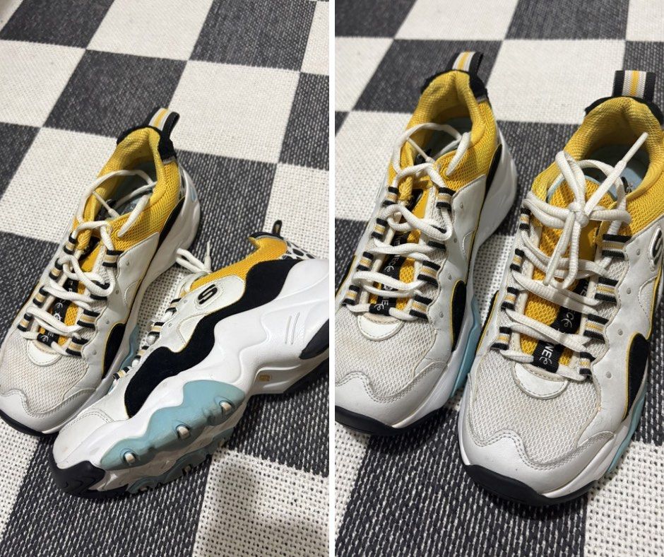 Sketchers One Piece Memory Foam (Category: Sneakers) located in Manila. Submitted by misscookiebelle (Listing ID 1460300121, Image 1). Description: Sketchers One Piece Memory Foam Size: 7.5 US Womens ❤️‍🔥Status: Slightly used, no box 🏷️Price: 1800 Repaired/Stiched Sole.