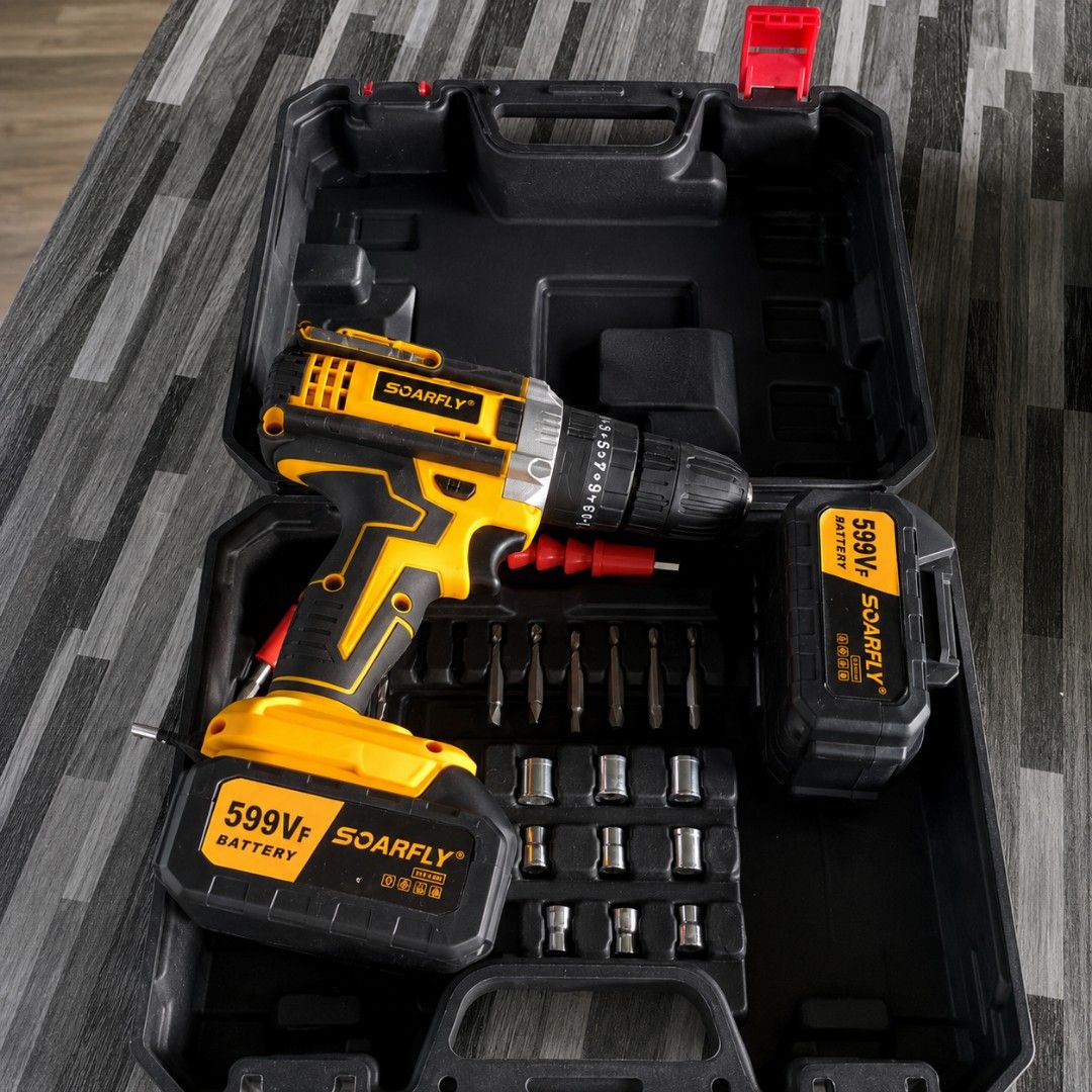 Soarfly Cordless Hammer Drill Brandnew (Category: Home Improvement Tools & Accessories) located in Quezon City. Submitted by dailydealhub (Listing ID 1460107850, Image 1). Description: Isa po akong Affiliate, kaya wala po akong on-hand na product. Kung gusto niyo pong mag-order ng product na katulad ng nasa listing, click niyo po ang link sa ibaba para ma-direct po kayo sa Store..