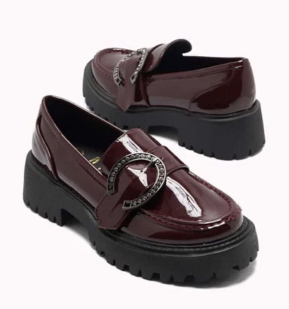 SoFab Dark Maroon Loafers (Category: Shoe inserts) located in Taguig. Submitted by keanna.17 (Listing ID 1460159365, Image 2). Description: Original Price: 1,500 with box Used only twice Size 8 Rfs: di kasya.