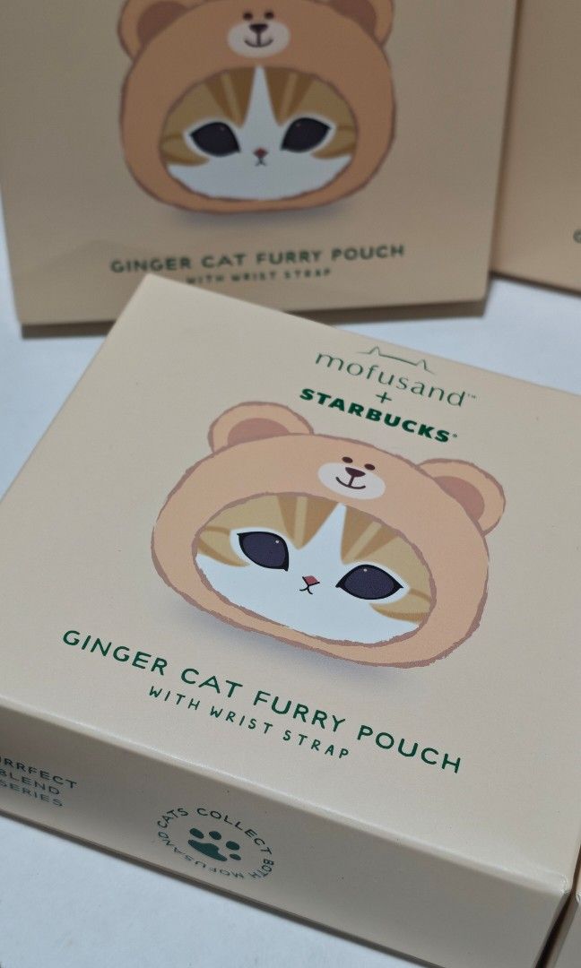 Starbucks Mofusand Furry Pouch (Category: Purses & Pouches) located in Cainta. Submitted by zetsaber (Listing ID 1460236825, Image 3). Description: Starbucks x Mofusand Limited Edition Singapore Exclusive Furry pouch with wrist strap Ginger Cat Pouch - 1 available Grey Cat Pouch - 2 available Grey Sold - 1 Ginger sold - 2 1999 each Location Cainta Rizal Meet up Cainta Municipal Hall Robinsons Big R.
