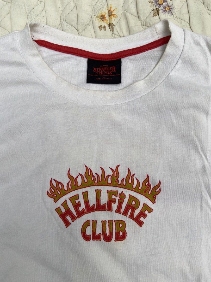 STRANGER THINGS HELLFIRE CLUB (Category: Tshirts & Polo Shirts ) located in Salug. Submitted by bagdoi_finds (Listing ID 1460149325, Image 3). Description: NO ISSUE 10/10 COLOR RATE.