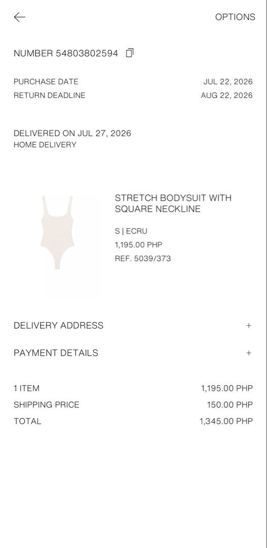 Stretch Bodysuit With Square Neckline (Category: Sleeveless) located in Manila. Submitted by zealgem_705b08 (Listing ID 1460239007, Image 1). Description: 🤍 Used Three times 🤍 Has a Small Stain (last pic) 🤍 Bought from Zara App 🤍 Reason for Selling: Don’t use Anymore Mode of Payment: Gcash Mode of Delivery: Lalamove Location: Manila.