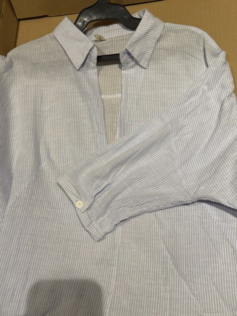 Striped midsleeve top (Category: Others Tops) located in Paranaque City. Submitted by preluvdbyp (Listing ID 1460219703, Image 3). Description: •Payment Options: GCash or BPI Bank Transfer •Delivery/Shipping fee to be shouldered by buyer.
