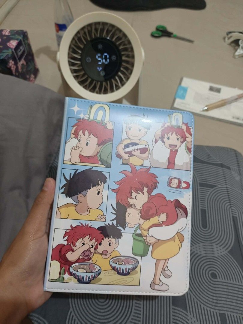 Studio Ghibli Padded Notebook Covers (Category: Stationery & School Supplies) located in Lapu Lapu. Submitted by __sen (Listing ID 1460145640, Image 2). Description: STUDIO GHIBLI PADDED NOTEBOOKS SET | BRAND NEW ₱1,299 for 4 pcs Description: Brand New | Imported | Ghibli Aesthetic ✨ Your favorite Studio Ghibli movies in one soft padded notebook collection! 🌿 4 DESIGNS AVAILABLE: 1. Ponyo on the Cliff by the Sea 🌊 - Ponyo & Sousuke comic scenes