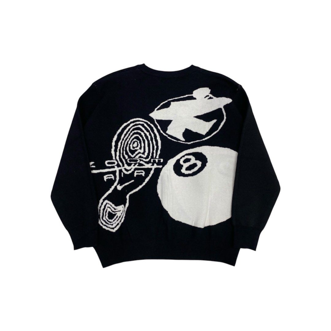 STUSSY KNITTED LONGSLEEVE (Category: Coats, Jackets and Outerwear) located in Manila. Submitted by brndn.rgld (Listing ID 1460298306, Image 2). Description: SLIGHTLY NEGO FOR SURE BUYER DM FOR AVAILABLE SIZE LIKE NEW NO ISSUE.