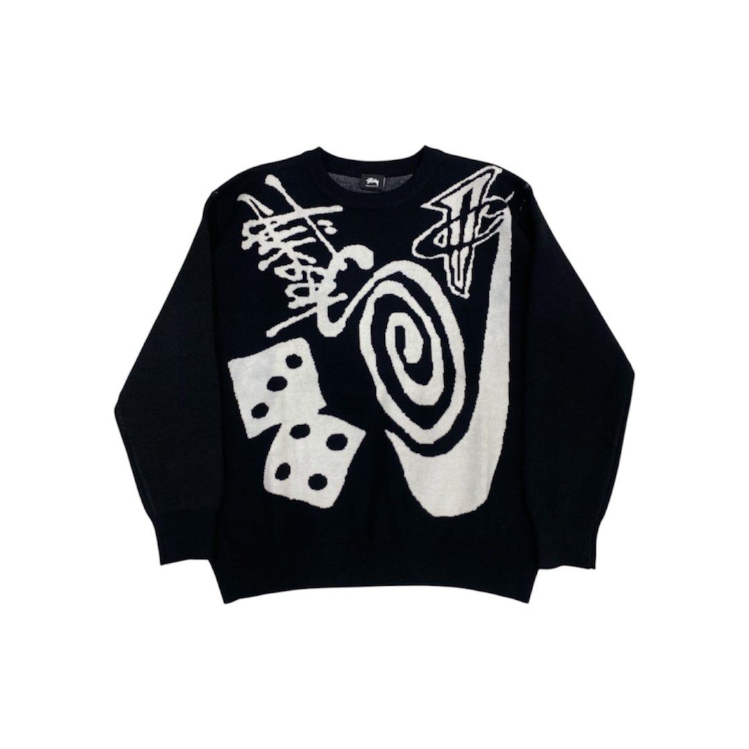 STUSSY KNITTED LONGSLEEVE (Category: Coats, Jackets and Outerwear) located in Manila. Submitted by brndn.rgld (Listing ID 1460298306, Image 1). Description: SLIGHTLY NEGO FOR SURE BUYER DM FOR AVAILABLE SIZE LIKE NEW NO ISSUE.