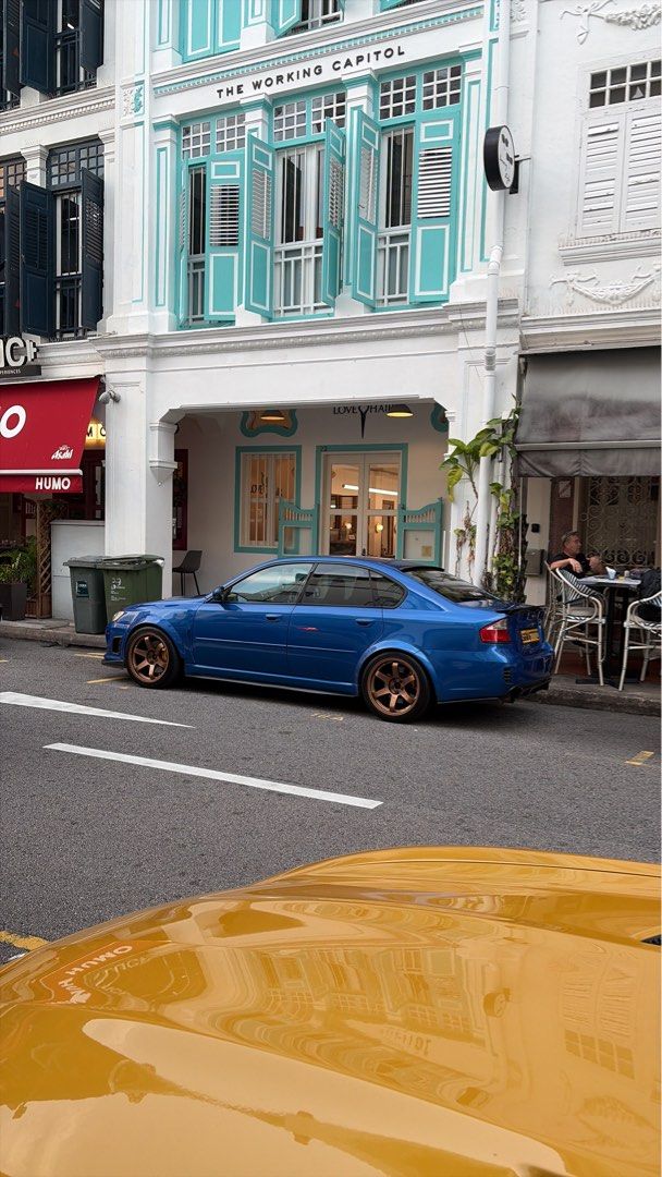 Subaru Legacy 2.5 GT (A) (Category: Used Cars) located in Singapore. Submitted by cookieaddict67 (Listing ID 1460249939, Image 2). Description: Cosworth short block Blouch 1.5XTR Forged conrod Forged piston Greddy blow off STI brembo STI semi bucket IKR rota rim Rebuilt and strengthen gearbox One and only wide body Front mount intercooler Rotational manifold KOYORAD aluminium radiator Tein flex Z Delta style front bumper DAMD custom wide fender K