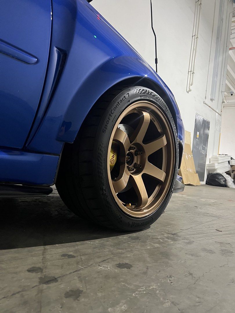 Subaru Legacy 2.5 GT (A) (Category: Used Cars) located in Singapore. Submitted by cookieaddict67 (Listing ID 1460249939, Image 3). Description: Cosworth short block Blouch 1.5XTR Forged conrod Forged piston Greddy blow off STI brembo STI semi bucket IKR rota rim Rebuilt and strengthen gearbox One and only wide body Front mount intercooler Rotational manifold KOYORAD aluminium radiator Tein flex Z Delta style front bumper DAMD custom wide fender K