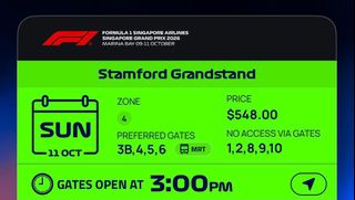 Cheapest F1 tickets on carousell Collection item 1