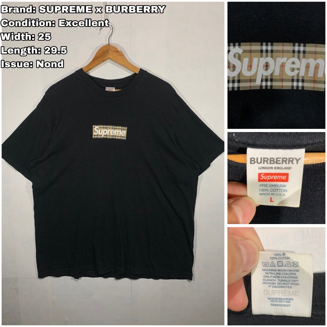 Supreme x Burberry Shirt (Category: Tshirts & Polo Shirts ) located in Bongabong. Submitted by freshrelic (Listing ID 1460216124, Image 1). Description: .