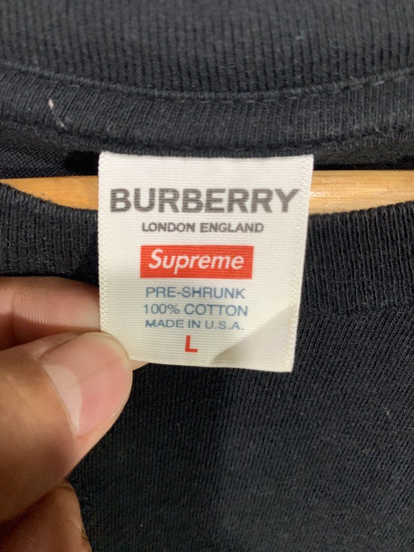 Supreme x Burberry Shirt (Category: Tshirts & Polo Shirts ) located in Bongabong. Submitted by freshrelic (Listing ID 1460216124, Image 3). Description: .