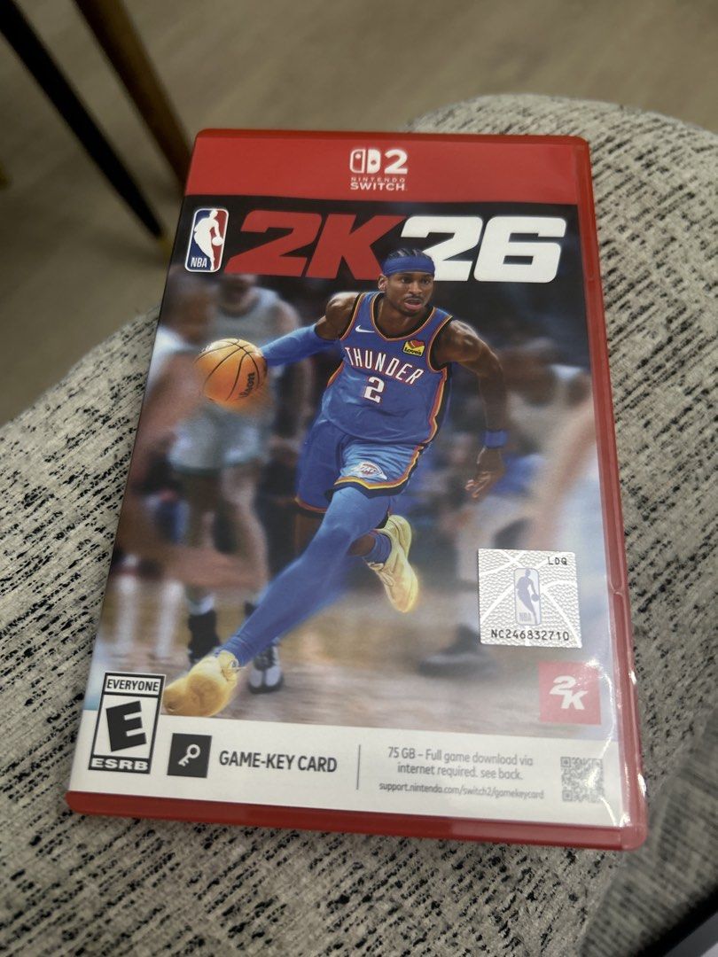 Switch2 NBA2k26 （分類：Nintendo 任天堂）位於 Hong Kong。 由 vasthorse.855cfa 提交（商品編號 1460236240，圖片 1）。簡介： 買錯款 可換可買 換switch NBA2k26可加錢 石門地鐵站交收。