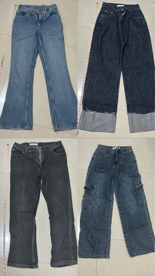 TAKE ALL PANTS (Category: Jeans) located in Pasay City. Submitted by haxiea (Listing ID 1460227223, Image 1). Description: Take all total of 7, pants, long skirt, leggings, shorts.