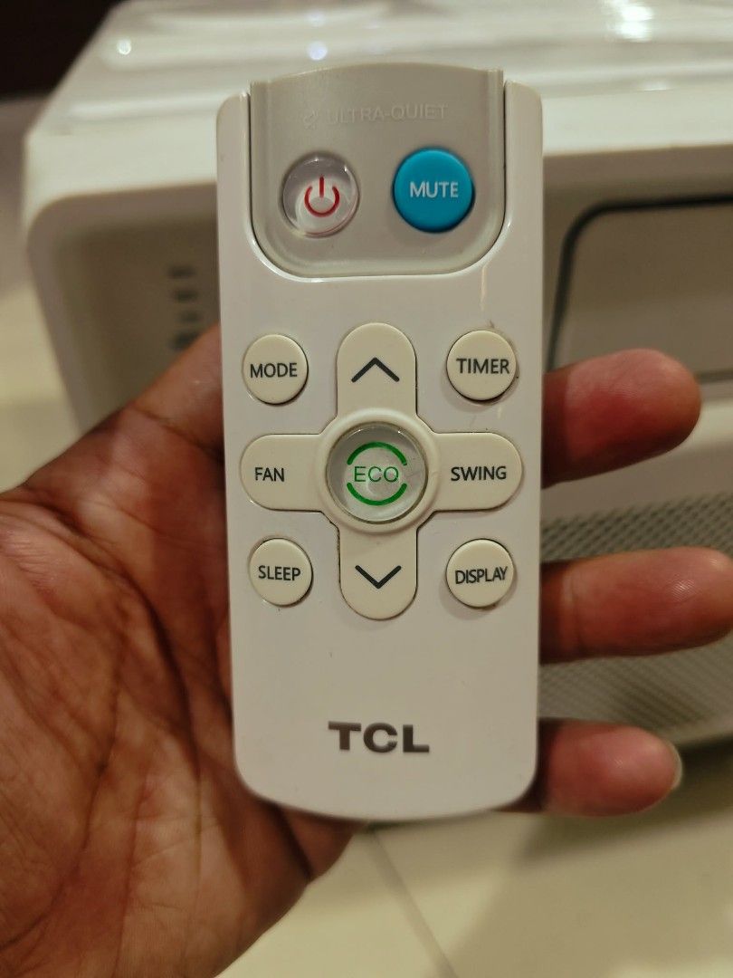 TCL Window Type Air Conditioner TAC-12CWI/UJE (Category: Air Conditioning and Heating) located in Quezon City. Submitted by lyn.22 (Listing ID 1460120430, Image 2). Description: - TCL Window Air Conditioner - Model: TAC-12CWI/UJE - Cooling Capacity: 12660 (3600-12950) kJ/h - Power Input: 1170 (220-1380) W - Comes with Remote Control - Outdoor Unit Waterproof Protection: IPX4 *Super sariwa, 3 months lang nagamit * Nagpalit ng split type kaya di na