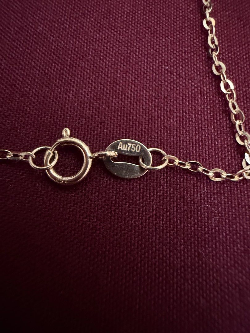 T&Co Initial Necklace 18k (Category: Necklaces) located in Cagayan de Oro. Submitted by marla30 (Listing ID 1460207725, Image 3). Description: For sale! Initial necklace T&Co. Hk settings / 18kyg Adjustable size 16-18” / 4.07 grams Barely used nakatago lang sa jewelry box Pristine condition, no issue P30,500 fixed 📍CDO .