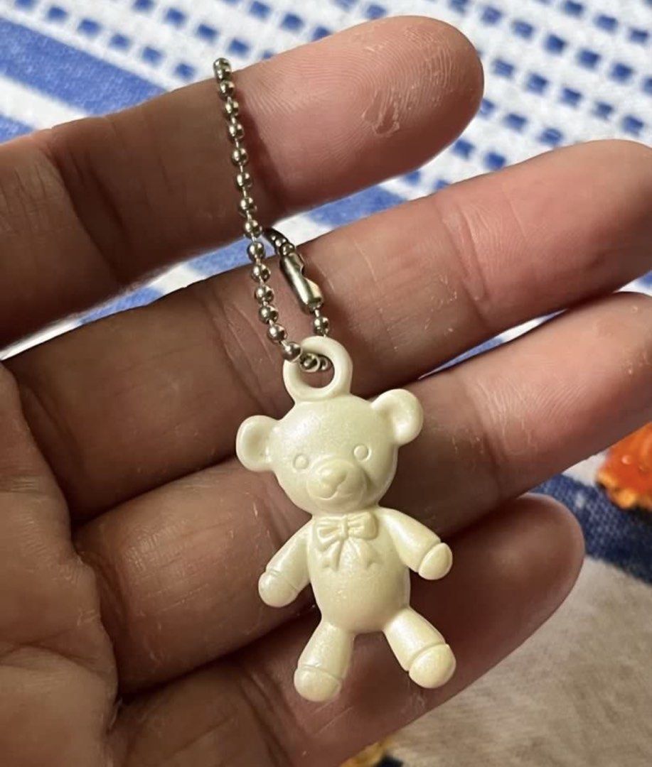 Teddy bear mini bag charm (SALE) (Category: Other Stationery & Craft) located in Paranaque City. Submitted by bonsaiart (Listing ID 1460126310, Image 2). Description: Pre owned Good condition Selling as set 65(fixed) +sf via GCASH or paymaya No to meetup No to cop / cod Shipping via j&t only No breaking of set or bundle.