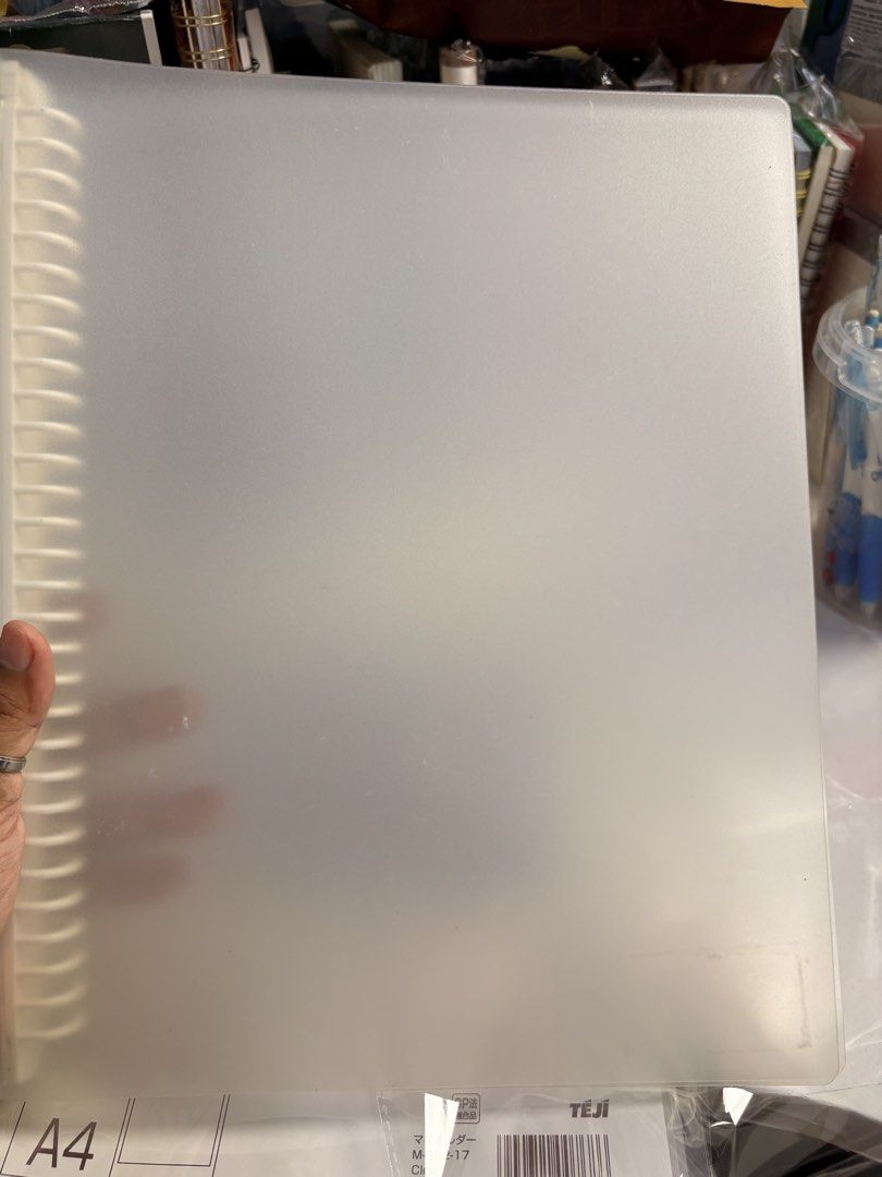 TEJI A4 Binder 30 Rings Made in Japan (Category: Stationery & School Supplies) located in Pasig City. Submitted by purplewingsph1 (Listing ID 1460108219, Image 2). Description: - A4 Size TEJI Binder - 30 Rings - Made in Japan - Frosted Translucent Cover - Ideal for organizing notes and documents - Binder only, pages not included PAYO Only. Strictly no COD. (Please view my Carousell profile for proof of legitimacy: purplewingsph1) Mode of payment: