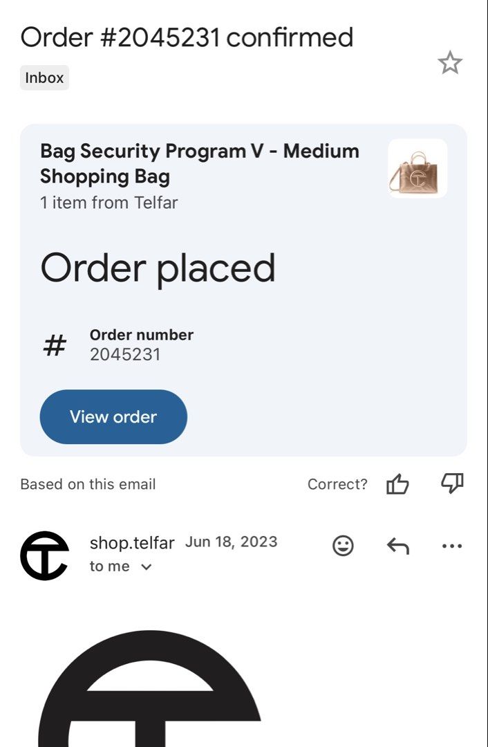 Telfar Medium Shopping Bag - Copper (Category: Tote Bags) located in Las Pinas. Submitted by stephcinco (Listing ID 1460274641, Image 2). Description: Purchased directly from Telfar in 2023 - Used a couple of times then I just placed it inside the cabinet and don’t use it anymore - Medium Telfar shopping bag - Color: Copper - Originally got it around 11k++ - Dust bag included - Some minor flaws in the lower corners of the bag, but overall the bag
