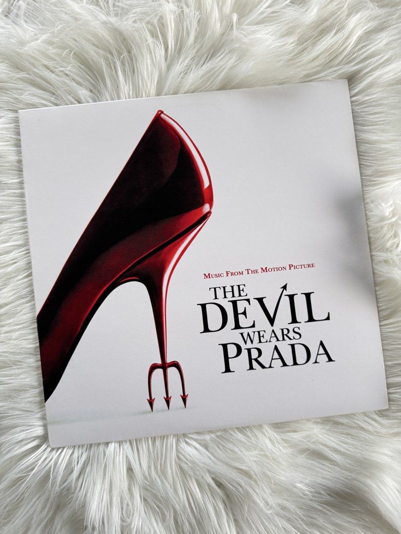 The Devil Wears Prada Soundtrack Vinyl Record (Category: Vinyls) located in Vigan. Submitted by versacepapi (Listing ID 1460203949, Image 2). Description: - Soundtrack from The Devil Wears Prada. - Black and white marble pressing. - Unsealed, played once or twice Please refer to the photos for the actual condition of the jacket..