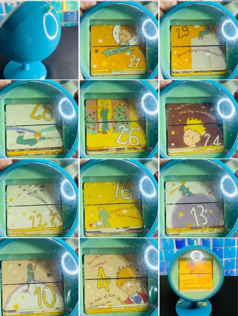 The Little Prince continuous rotating block desk calendar (Category: Other Stationery & Craft) located in Manila. Submitted by kawaii_omocha_est2020 (Listing ID 1460280129, Image 1). Description: .
