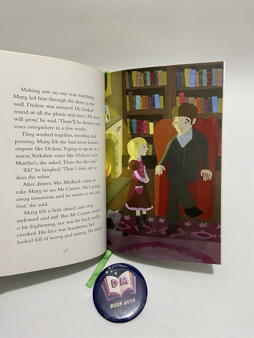The Secret Garden — Ladybird Classics (Category: Children's Books) located in Caloocan City. Submitted by dmbooknook (Listing ID 1460274086, Image 3). Description: 💬 VGUC, corner wear, clean pages inside 📖 The Secret Garden By Frances Hodgson Burnett 🌸🔑 Every garden has a secret... Watch Mary discover a hidden garden that heals hearts and brings magic back to life. Sweet, hopeful, and perfect for little dreamers! ✨ 𝐋𝐀𝐃𝐘𝐁𝐈𝐑𝐃 𝐂𝐋𝐀𝐒𝐒