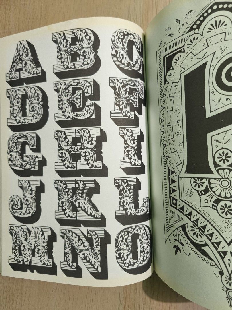 The Typography Colouring Book for Grown-Ups (Category: Children's Books) located in Taguig. Submitted by klarisell (Listing ID 1460145656, Image 3). Description: - Creative coloring book designed for adults. - Explores fonts, letterforms, and intricate patterns. - Uncovers the stories behind popular and notorious fonts. - Offers inspiration for your own lettering projects. - Ideal for art lovers and graphic designers. Note/Condition: - Used about