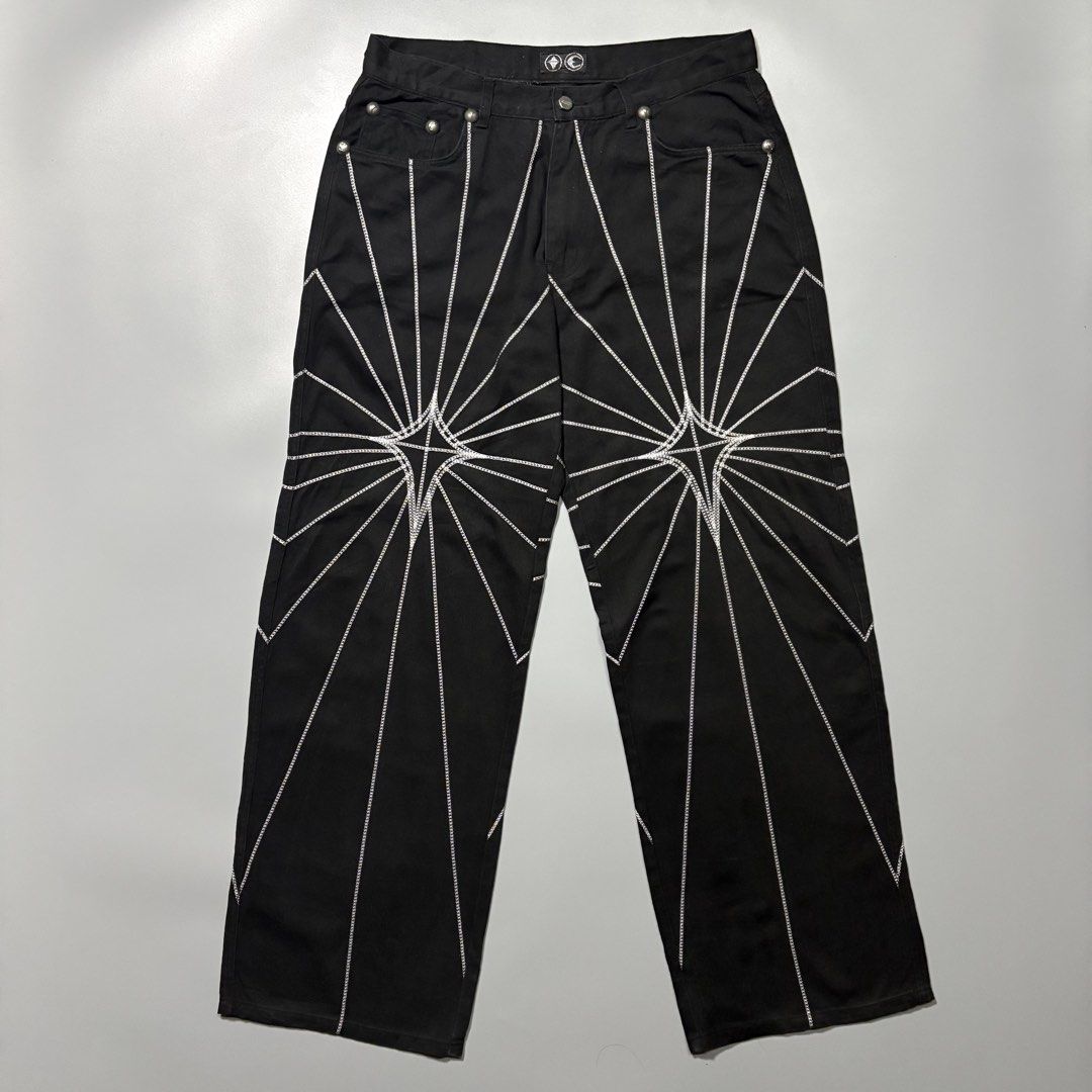 Thug Club Chain Stitch Denim Pants (Category: Luxury Apparel) located in Tayabas. Submitted by tayabaskartell (Listing ID 1460196820, Image 1). Description: 32 Waistline 43 Length 11 Leg Opening .