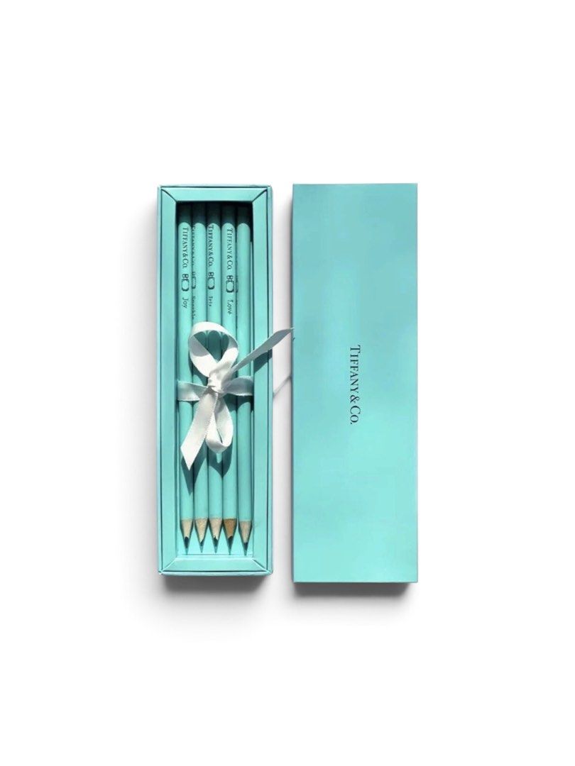 Tiffany & Co Pencil Set 5pcs (Category: Stationery & School Supplies) located in Manila. Submitted by designerarchives.ph (Listing ID 1460239080, Image 1). Description: Limited edition 🩵 Add ₱150 if you need paperbag •50% DP is required to ship it here in Ph NOTE: We are not liable for the courier’s damage with the packaging. We try our best to secure it with bubblewrap so it won’t get damage during transit. •10 days estimate arrival •No return,