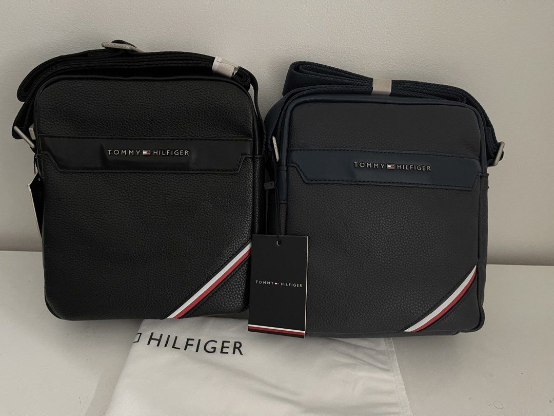Tommy Hilfiger Sling Bag - Blue / Black (Category: Sling Bags) located in Pasig City. Submitted by preloved.closet2 (Listing ID 1460301162, Image 3). Description: Fixed Price Available in 2 colors Black / Blue Add Paperbag plus 80 .