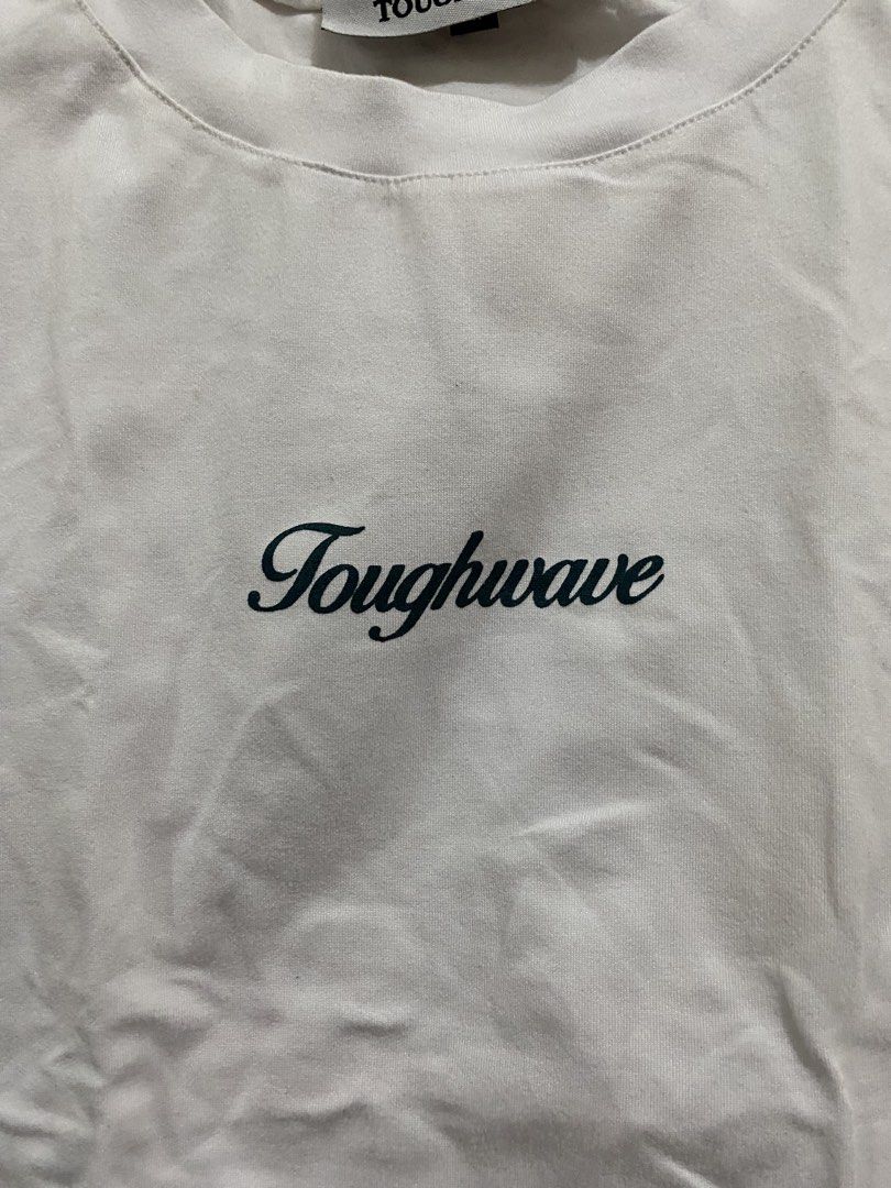 Toughwave White Cropped T-Shirt (Category: Shirts) located in Taguig. Submitted by maly01_ (Listing ID 1460218662, Image 2). Description: dm for inquiries :).