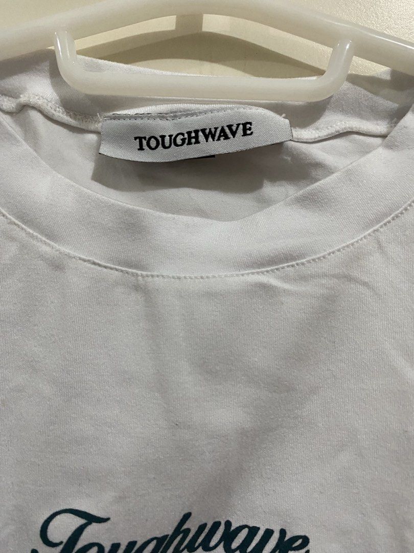 Toughwave White Cropped T-Shirt (Category: Shirts) located in Taguig. Submitted by maly01_ (Listing ID 1460218662, Image 3). Description: dm for inquiries :).