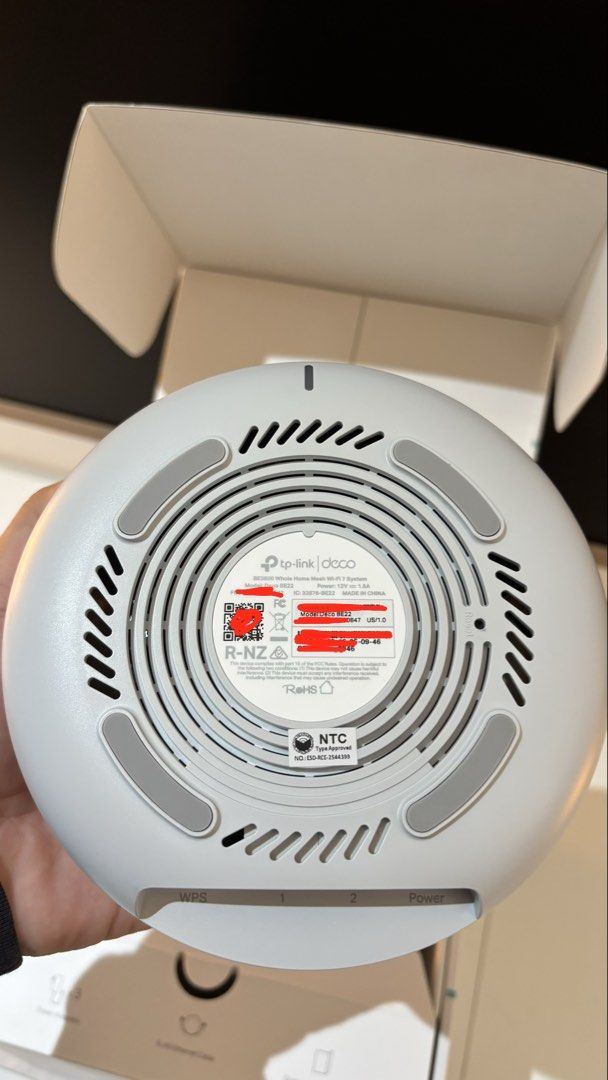 Tp-link Deco BE22 / BE3600 Mesh (Category: Networking) located in Quezon City. Submitted by disquaire (Listing ID 1460257184, Image 3). Description: Extra BE22 unit from three pack. Third unit was only tried once for range testing. Ended up only needing two for my setup. No scratch, clean, brand new and kept well after testing. Delivery preferred. Can deliver from Las Pinas / Cavite if buyer is in Metro Manila, just have to schedule visit to Las 