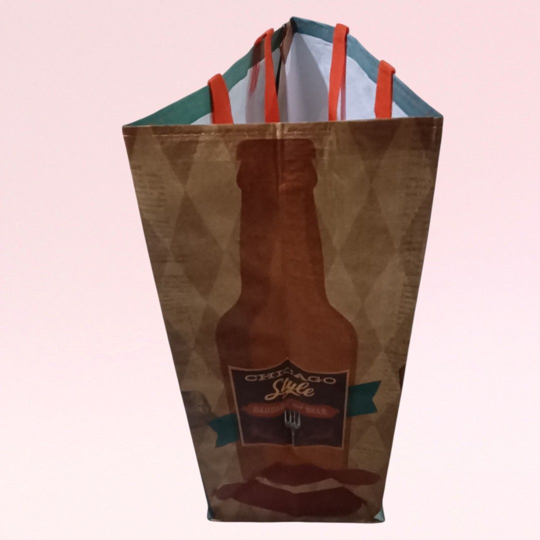 Trader Joe's CHICAGO Reusable Bag (Category: Tote Bags) located in Quezon City. Submitted by firstlovedbyb (Listing ID 1460142434, Image 3). Description: *TRADER JOE'S RARE FIND!!!* Authentic Trader Joe's CHICAGO 100% Reusable Polypropylene Bag. Ideal for grocery shopping, travel and outdoor activities. 6 gallon capacity. Dimensions: approx. 16.5 inches x 11.5 inches x 7 inches Price: 199 ✅ Brand new ✅ Available / On Hand ✅ Authentic ✅ Bought in 