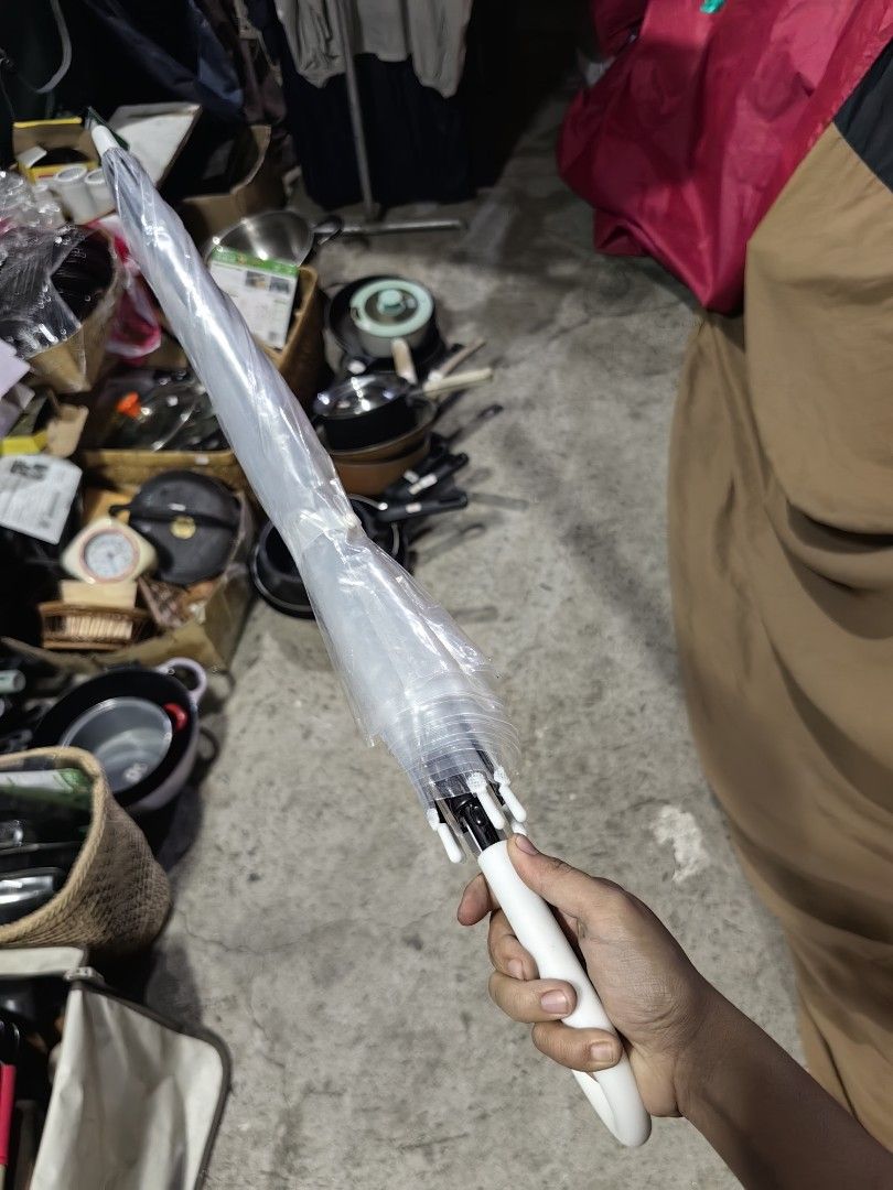 Transparent umbrella (Category: Umbrellas) located in Calamba. Submitted by princesspauliney. (Listing ID 1460229789, Image 2). Description: Like new Shoppee check out First to pay basis.