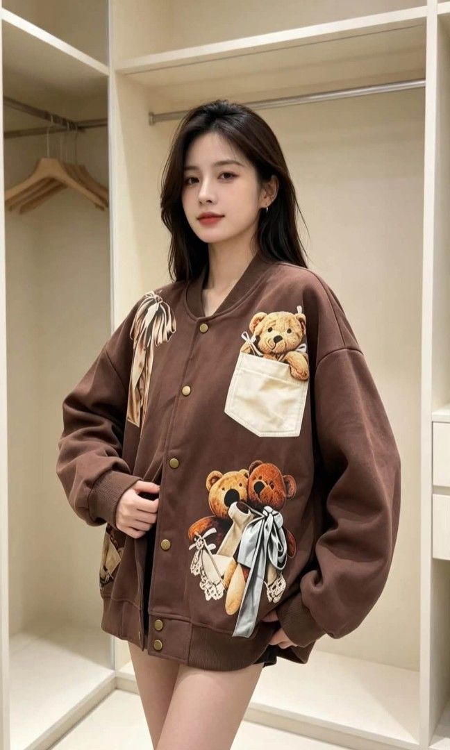 Trendy bear jacket (Category: Coats, Jackets and Outerwear) located in Manila. Submitted by raredeer-4deb4e (Listing ID 1460222644, Image 1). Description: can fit upto xxl.