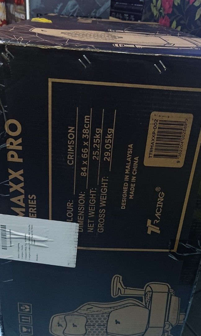 TT Racing Maxx Pro (Crimson) (Category: Chairs) located in Manila. Submitted by odddragon-850291 (Listing ID 1460108647, Image 3). Description: TT Racing Maxx Pro (Crimson) brand new sealed 30k Original price 24k Discounted Selling price 20k..
