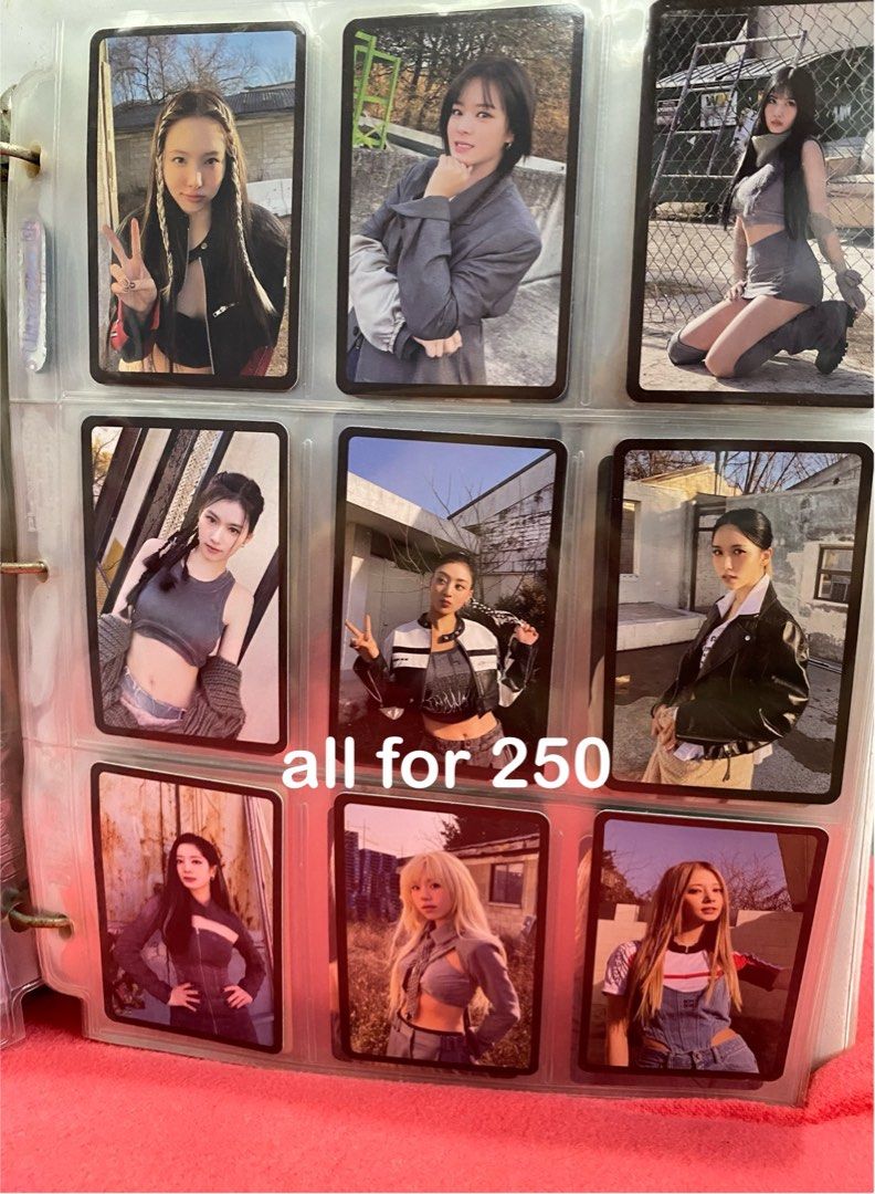 TWICE POB PHOTOCARDS (Category: K-Wave Merchandise) located in Naga. Submitted by thee.clutter.er (Listing ID 1460194556, Image 3). Description: - all original - minimum 300 pesos order per buyer see photos for prices! tags twice ot9 nayeon jeongyeon momo sana jihyo mina dahyun chaeyoung tzuyu taste of love formula of love between 1&2 ready to be candybong group pcs.