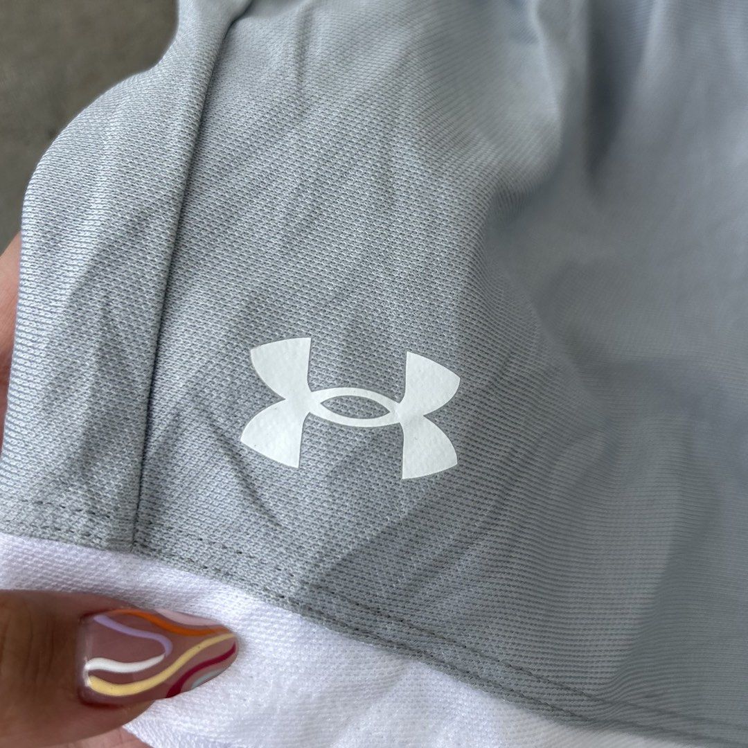 Under Armour Gym / work out / running / training shorts (Category: Activewear) located in Davao. Submitted by luxnmore_dvo (Listing ID 1460170535, Image 3). Description: NO LOWBALLING FIRST TO PAY BASIS No pockets 24-29” waistline 11.5” length No issues.